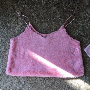 Fuzzy Crop Top